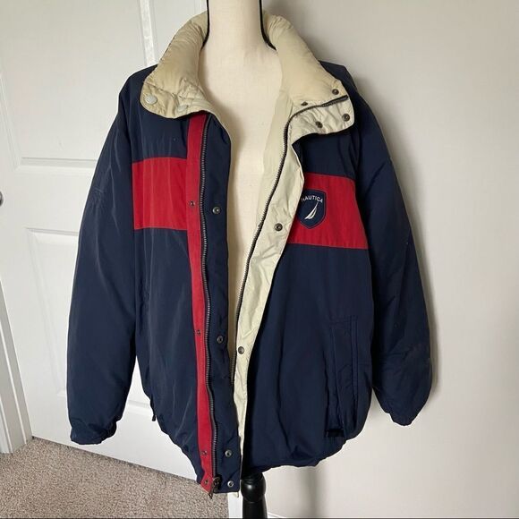 Nautica Red & Navy Winter Jacket - Picture 1 of 6